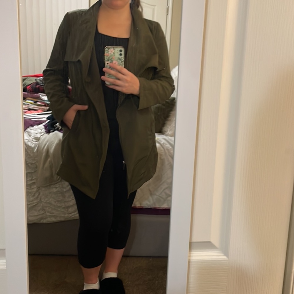 Michael Kors L army green jacket light weight